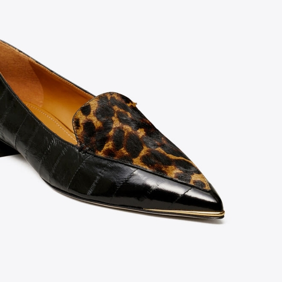 NIB Tory Burch Lila 20mm Eel Leather Loafer size 10.5 - Picture 12 of 13